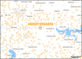 map of Hongnyŏng-dong