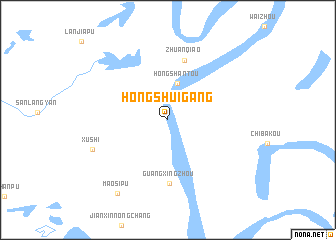 map of Hongshuigang