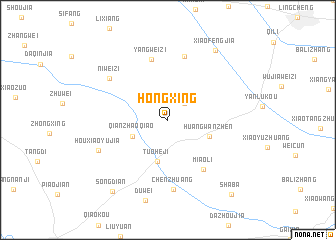 map of Hongxing