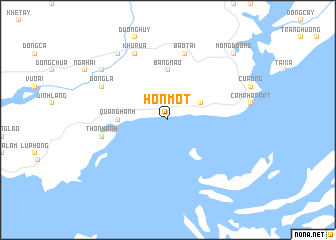 map of Hòn Một