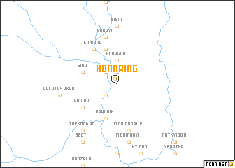 map of Honnaing