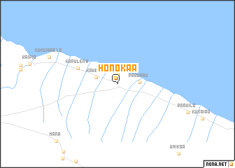 map of Honokaa