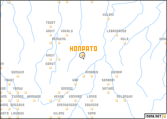 map of Honpato