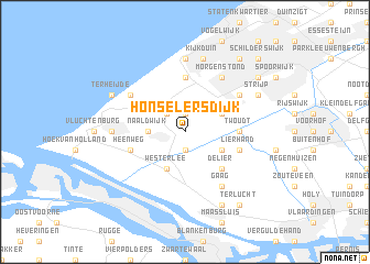 map of Honselersdijk