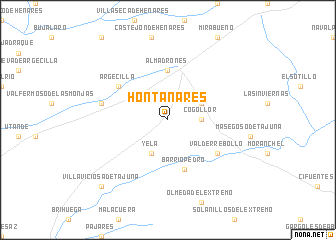 map of Hontanares