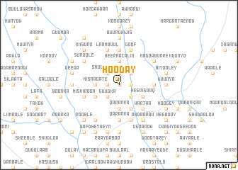 map of Hooday