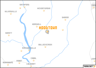 map of Hoodtown