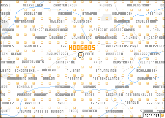 map of Hoogbos