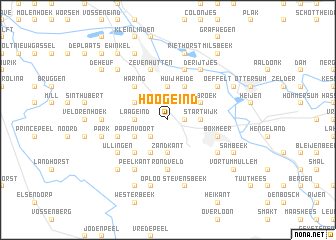 map of Hoogeind