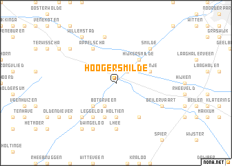 map of Hoogersmilde