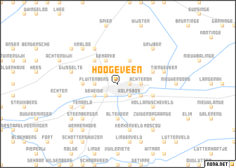 map of Hoogeveen