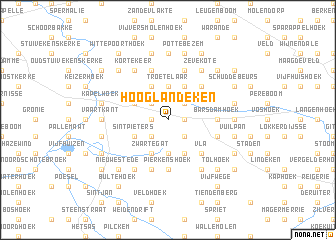 map of Hoog Landeken