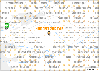 map of Hoogstraatje