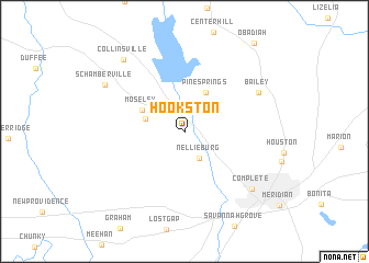 map of Hookston