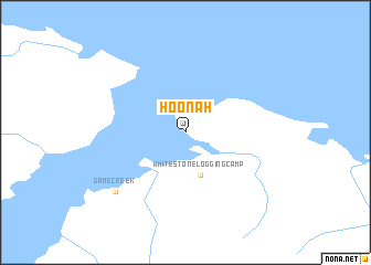 map of Hoonah