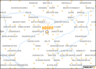map of Hoorn