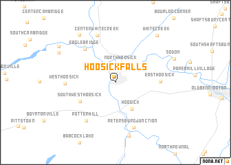 map of Hoosick Falls
