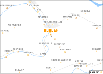 map of Hoover