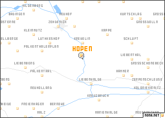 map of Höpen