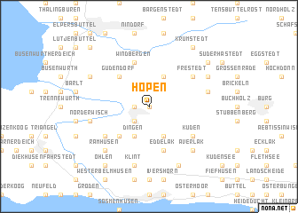 map of Hopen