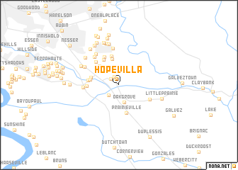 map of Hope Villa