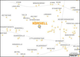 map of Hopewell