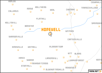 map of Hopewell