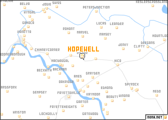 map of Hopewell