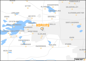 map of Hopkins