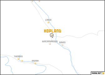 map of Hopland