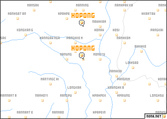 map of Ho-pong