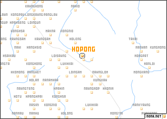 map of Ho-pong