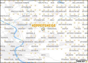 map of Hoppersheide