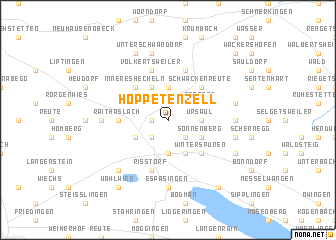 map of Hoppetenzell