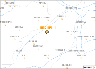 map of Hopurlu