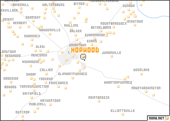 map of Hopwood