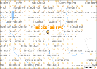 map of Horagahapitiya