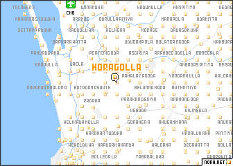 map of Horagolla