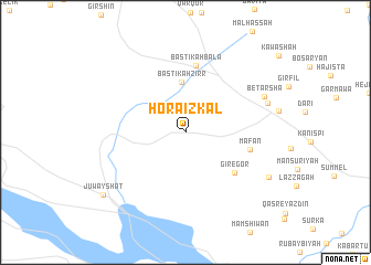 map of Horaiz Kal