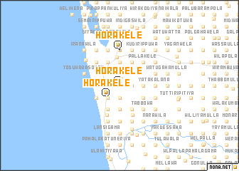 map of Horakele