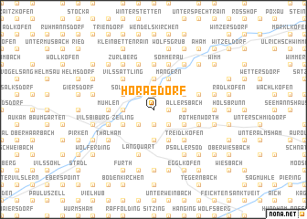 map of Hörasdorf