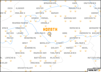 map of Horath