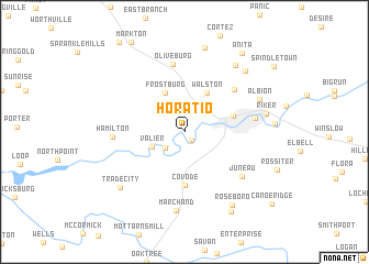 map of Horatio