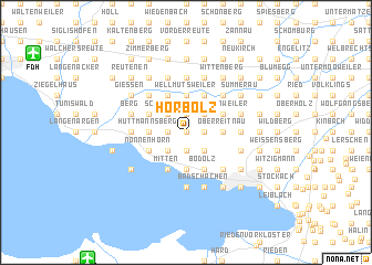 map of Hörbolz