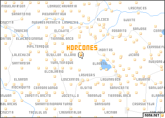 map of Horcones