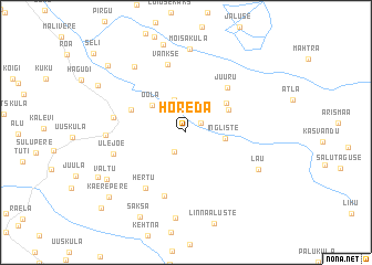 map of Hõreda