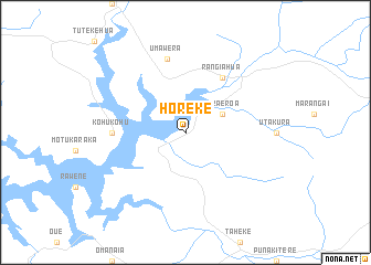 map of Horeke