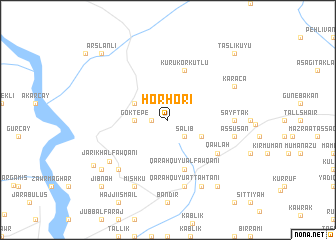 map of Horʼhori