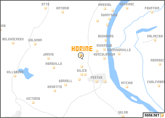 map of Horine