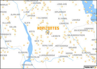 map of Horizontes